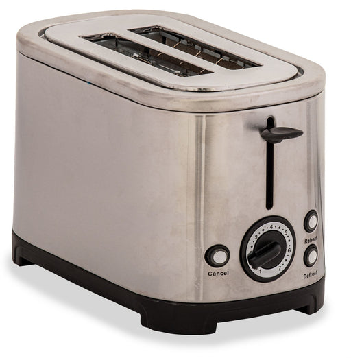 Rocket low wattage polished stainless steel Caravan toaster (2 slice) Quest - Dynamic Drive