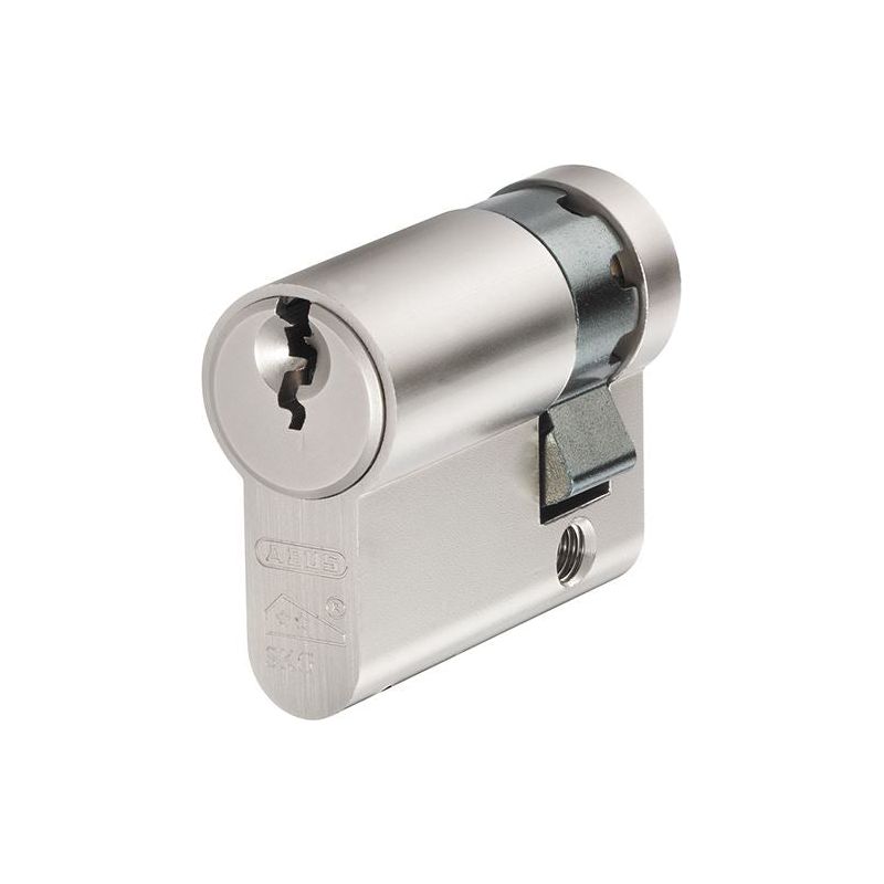 Abus Mechanical E60NP Euro Half Cylinder Nickel Pearl 10mm / 35mm Visi ABUS Mechanical - Dynamic Drive