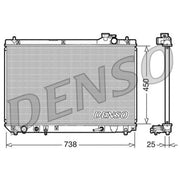 Denso Engine Radiator DRM51004