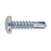 Sealey Self Drilling Screw 4.8 x 19mm Pan Head Phillips Zinc Pack of 100 Sealey - Dynamic Drive