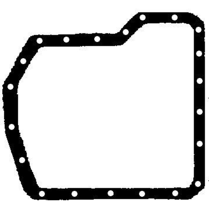 BGA Oil Sump Gasket Wide 2mm Thick fits Ford Consul 1972-1974