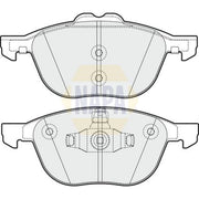 NAPA Front Brake Pad Set fits Ford Kuga II 2013-2019 1.5 1.6