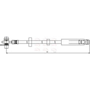 Apec Brake Hydraulic Hose Line Front fits Audi A2 2000-2005 1.4 1.6