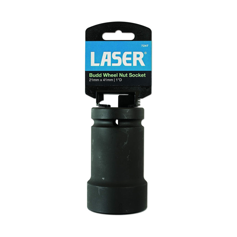 Laser Budd Wheel Nut Socket 1"D 21mm x 41mm 7247 Laser - Dynamic Drive