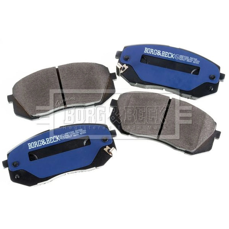 Borg & Beck Front Brake Discs & Pads fits Hyundai Sonata VII 2014-2019 2.0 2.4