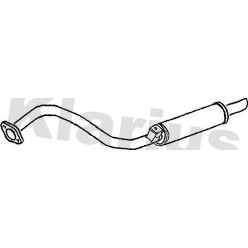 Klarius Box With Tail Pipe Rear fits Ford Maverick 1996-1998 2.4 2.7