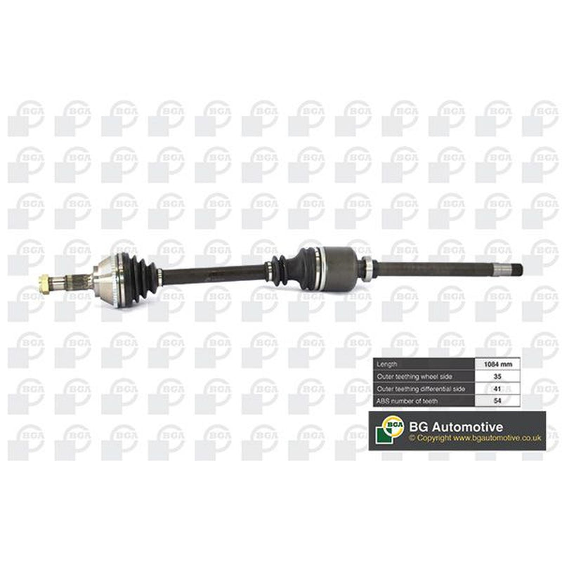 BGA CV Drive Shaft Driveshaft Front Right fits Citroën Relay I 1994-2002