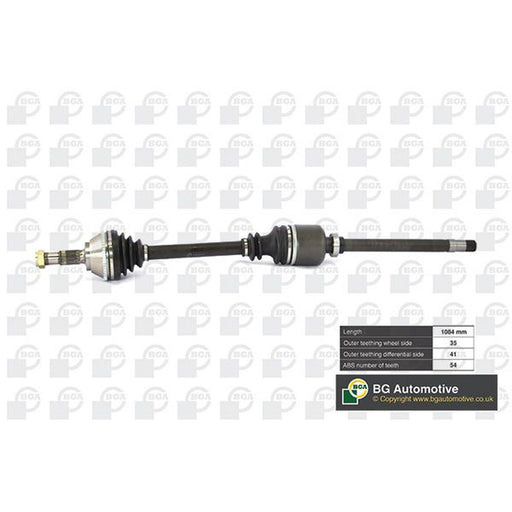 BGA CV Drive Shaft Driveshaft Front Right fits Citroën Relay I 1994-2002