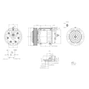 Hella Air Conditioning Compressor fits Daf Cf 2013 on