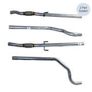 BM Catalysts Exhaust Pipe OD fits Fiat Grande Punto 2005-2014 1.3
