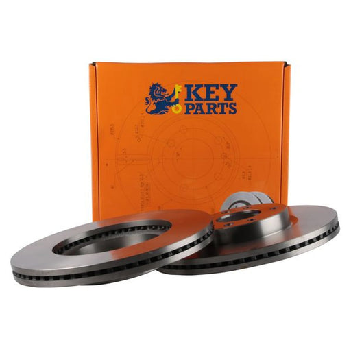 Key Parts Front Brake Vented Discs & Pads fits Mazda 6 2007-2013 1.8