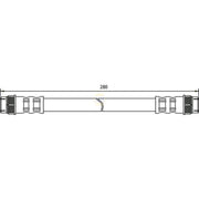NAPA Brake Hydraulic Hose Line Rear NBH1088