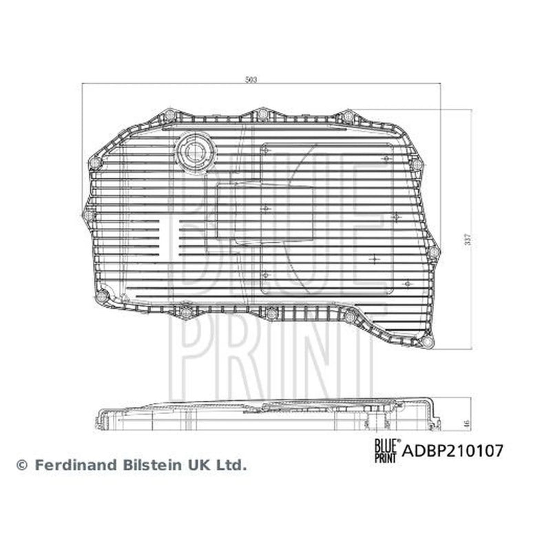 Blue Print Automatic Transmission Hydraulic Filter ADBP210107