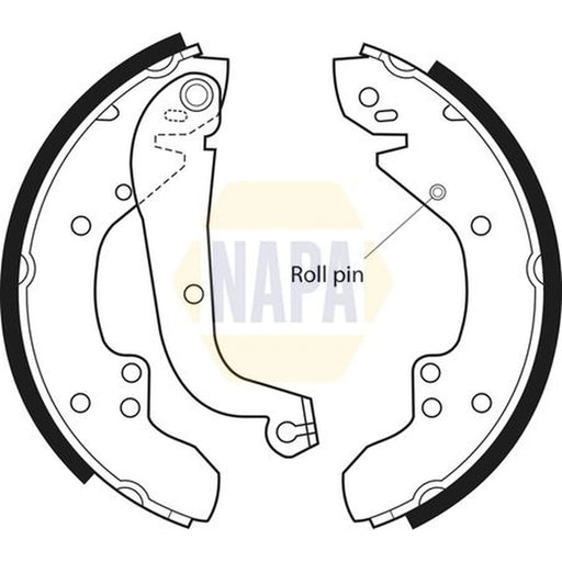 NAPA Brake Shoe Set Axle Kit NBS1008