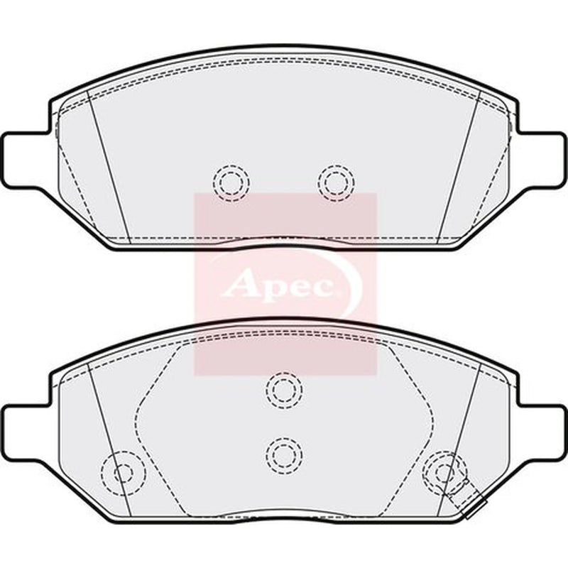 Apec Front Brake Pad Set PAD2098