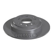 Juratek 2 x Solid Brake Discs fits Honda Accord VIII 2008-2015 2.2 2.4