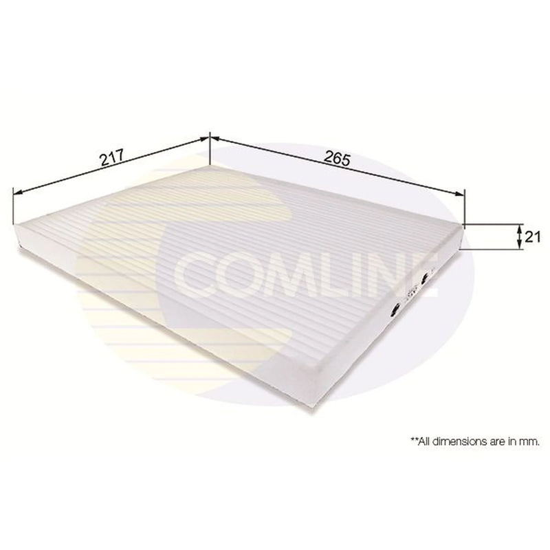 Comline Cabin Air Filter (Pollen Filter) fits Abarth Grande Punto 2007-2010 1.4