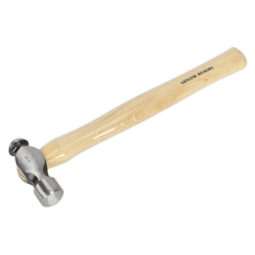 Sealey Ball Pein Hammer 1lb Hickory Shaft BPH16 Sealey - Dynamic Drive
