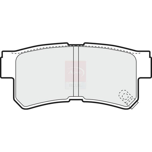 Apec Rear Brake Pad Set fits Hyundai Grandeur 2005-2010 3.3