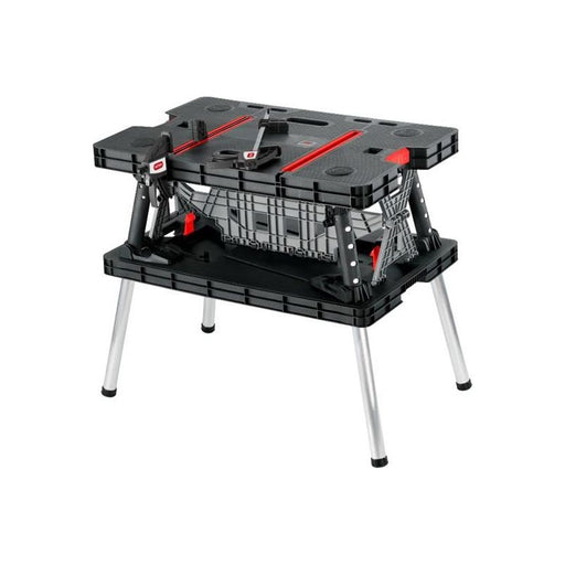 Keter Folding Work Table with Clamps Keter - Dynamic Drive