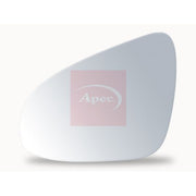 Apec Exterior Wing Mirror Glass Left fits Citroën C1 II 2014-2021 1.0 1.2