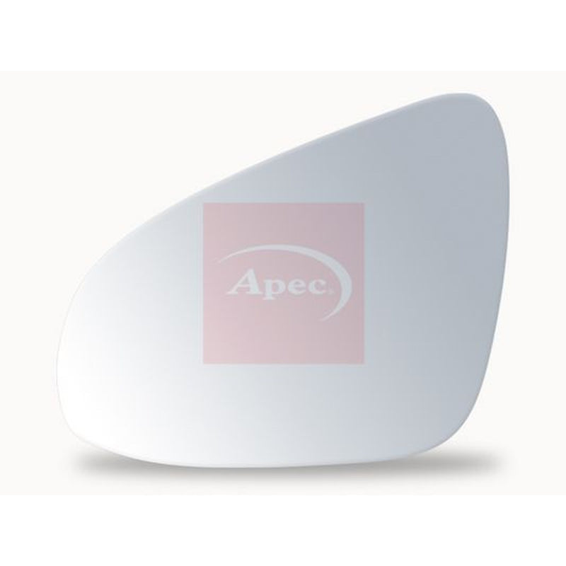 Apec Exterior Wing Mirror Glass Left fits Citroën C1 II 2014-2021 1.0 1.2