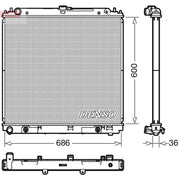 Denso Engine Radiator DRM46042