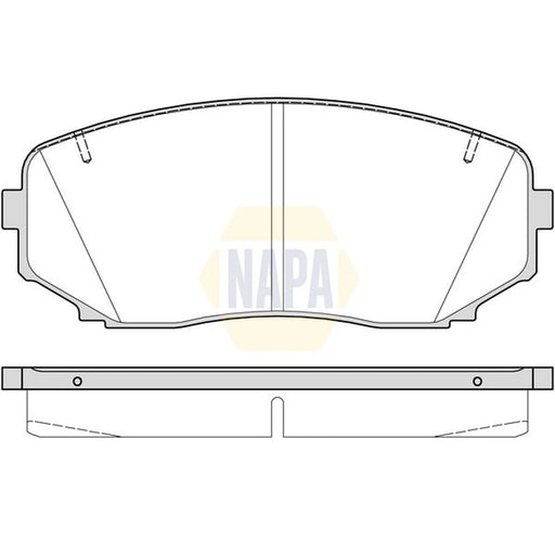 NAPA Front Brake Pad Set NBP1883