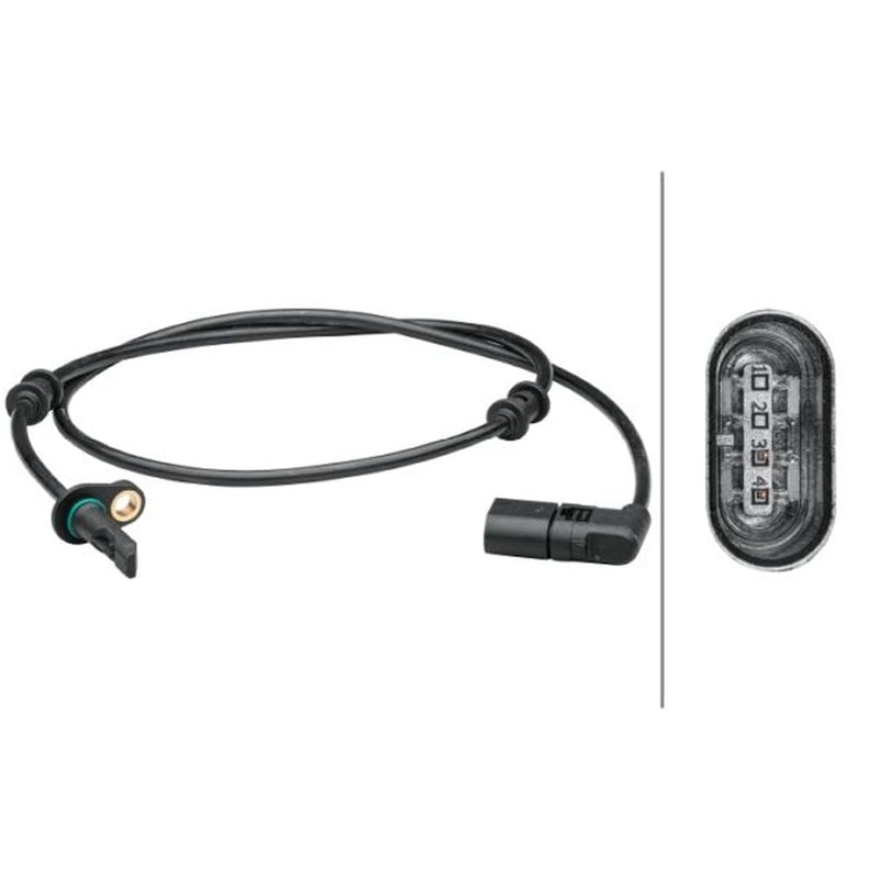Hella ABS Wheel Speed Sensor Rear fits Mercedes-Benz C-Class 2013-2023