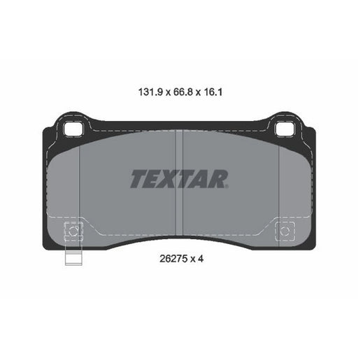 Textar Front Brake Pad Set 2627501