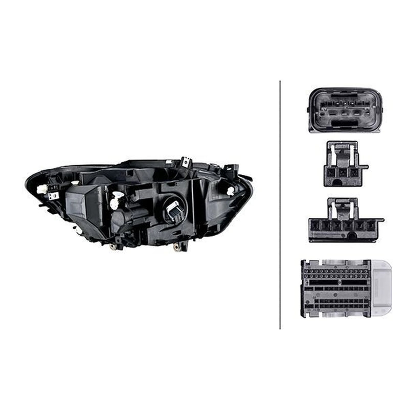 Hella Headlight Headlamp LED Left fits BMW 1 Sports Hatch 2011-2019