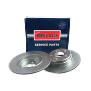 Borg & Beck Front & Rear Brake Discs & Pads fits Mercedes-Benz Clk 2003-2010