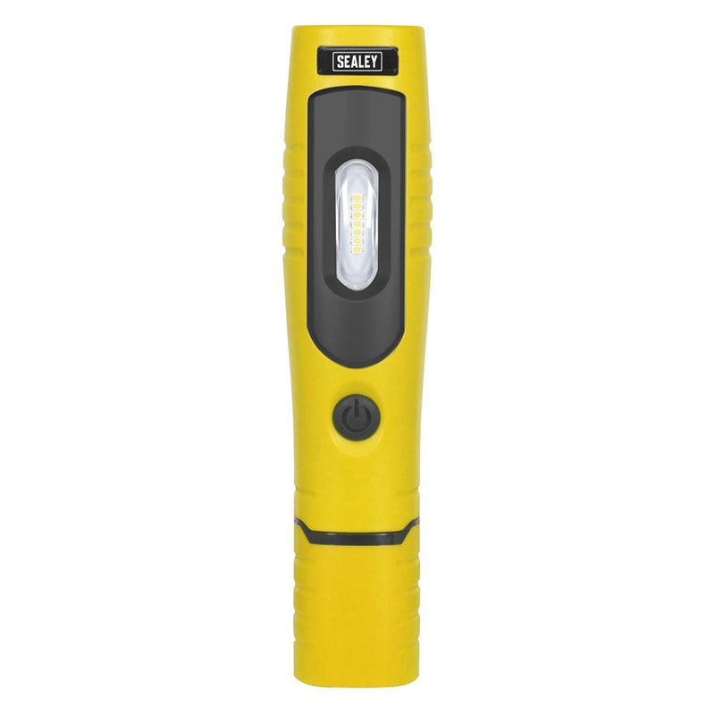 Sealey Rechargeable 360 Inspection Light 7 SMD & 3W SMD LED Yellow Lithium-ion Sealey - Dynamic Drive