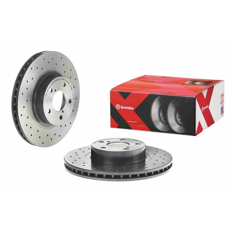 Brembo Xtra Front / & Rear / Brake Discs & Pads fits Subaru Outback 2003-2009