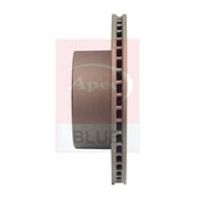 Apec 2 x Vented Brake Discs fits Land Rover Discovery 1998-2004 2.5 4.0