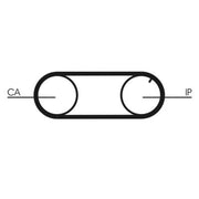 Continental CTAM Timing Belt Cambelt 75 Teeth fits Audi 100 C2 1978-1983 2.0