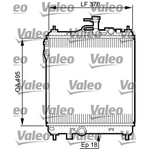 Valeo Engine Radiator 734914