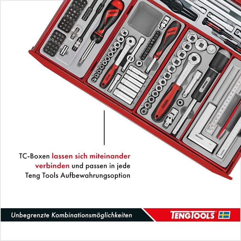 Teng Tools 3/8" Socket Set 6 pt TT1 19 Pieces Teng Tools - Dynamic Drive