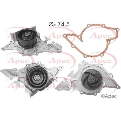 Apec Engine Cooling Water Pump fits Audi A4 B5 1997-2001