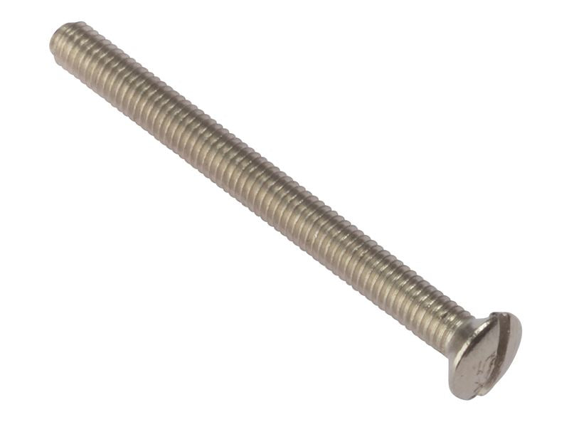 Forgefix Socket Screw Slotted Raised Head Nickel Plated 3.5 x 35mm Bag 100 ForgeFix - Dynamic Drive