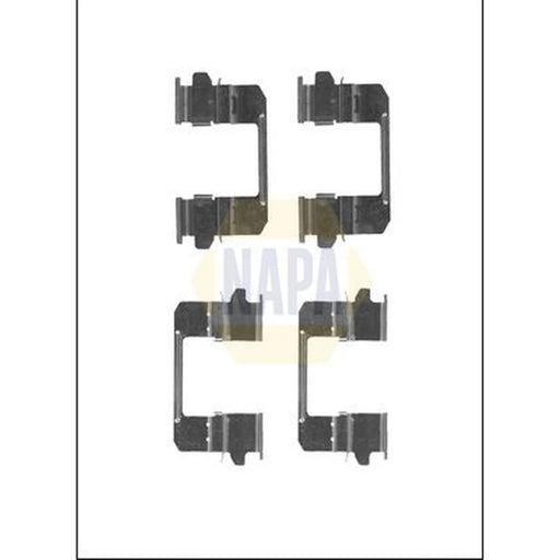 NAPA Brake Pad Accessory Fitting Kit Front fits Isuzu Chassis 2007-2012 3.0