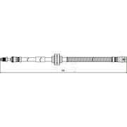 Apec Brake Hydraulic Hose Line Front HOS4096