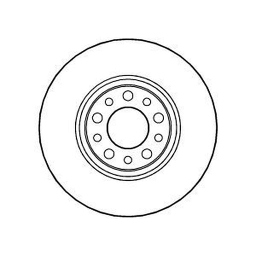Abtex 2 x Front Brake Discs BD1309V-x2