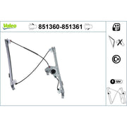 Valeo Electric Window Regulator Lifter Left Front 851360