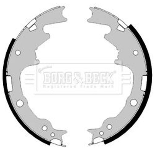Borg & Beck Brake Shoe Set Axle Kit BBS6472