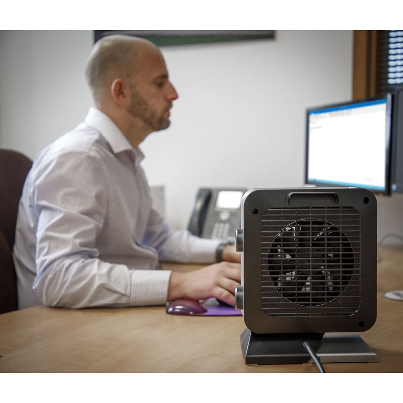 Sealey CH2013 Ceramic Fan Heater 1400W/230V 2 Heat Settings (New Model) Sealey  - Dynamic Drive