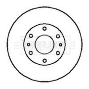 Borg & Beck Rear Brake Solid Discs & Pads fits Ssangyong Korando 2002-2006 2.3