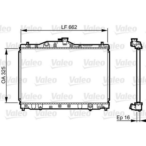 Valeo Engine Radiator 731630