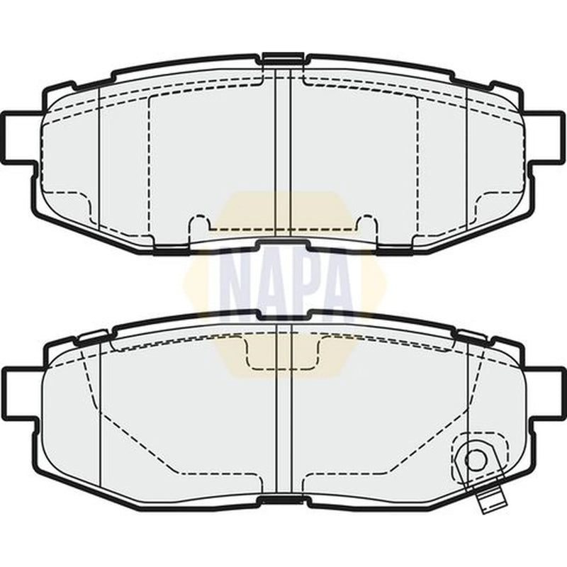 NAPA Front & Rear Brake Discs & Pads fits Subaru Forester 2013 on 2.0