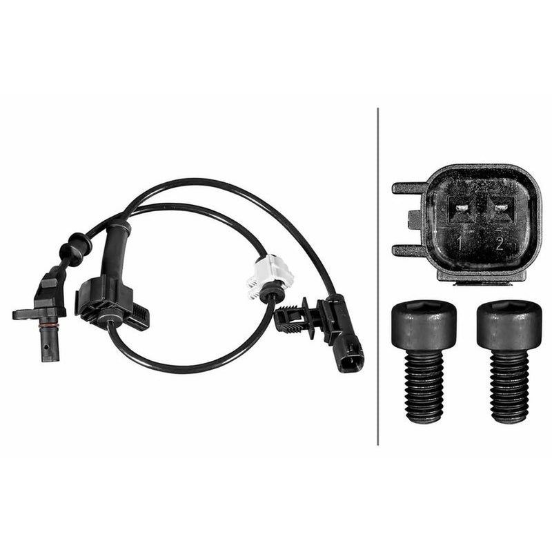 Hella ABS Wheel Speed Sensor Front fits Chevrolet Silverado 2500 Crew Cab Pickup